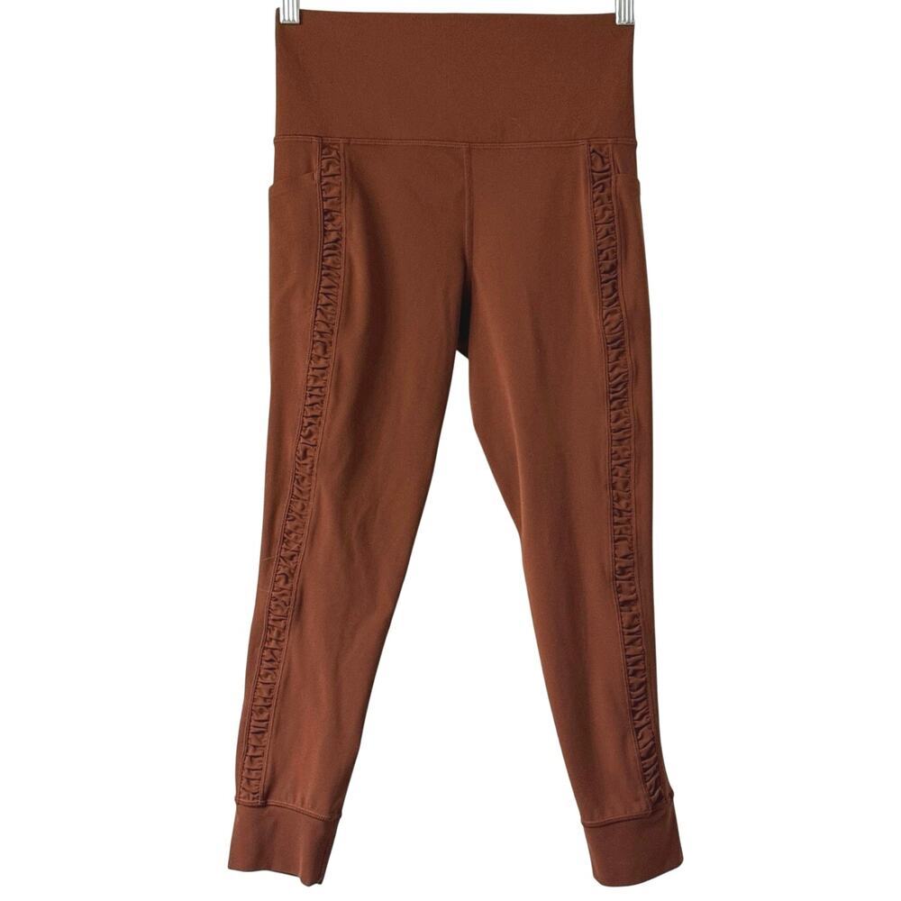 Athleta Salutation Stash II Ruch Craft 7/8 Tight Size S in Ancient Mahogany *EUC - Picture 2 of 13